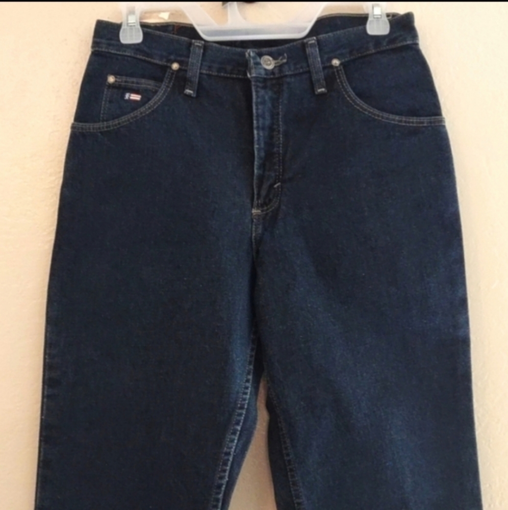 Women's Wrangler Boot cut low rise premium jeans size 9/10 X 34